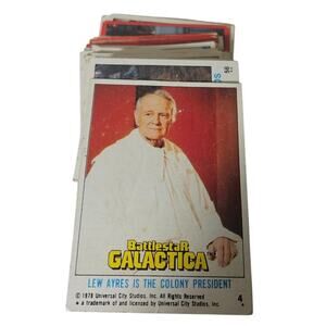 Battlestar Galactica Trading Cards 1978 (~35)
